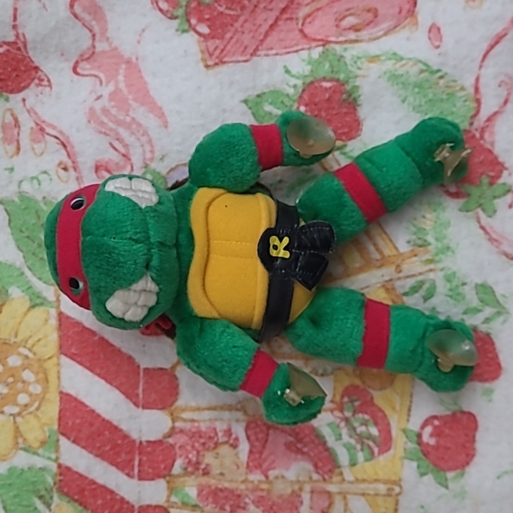 Vintage Ninja Turtles Rafael Plush